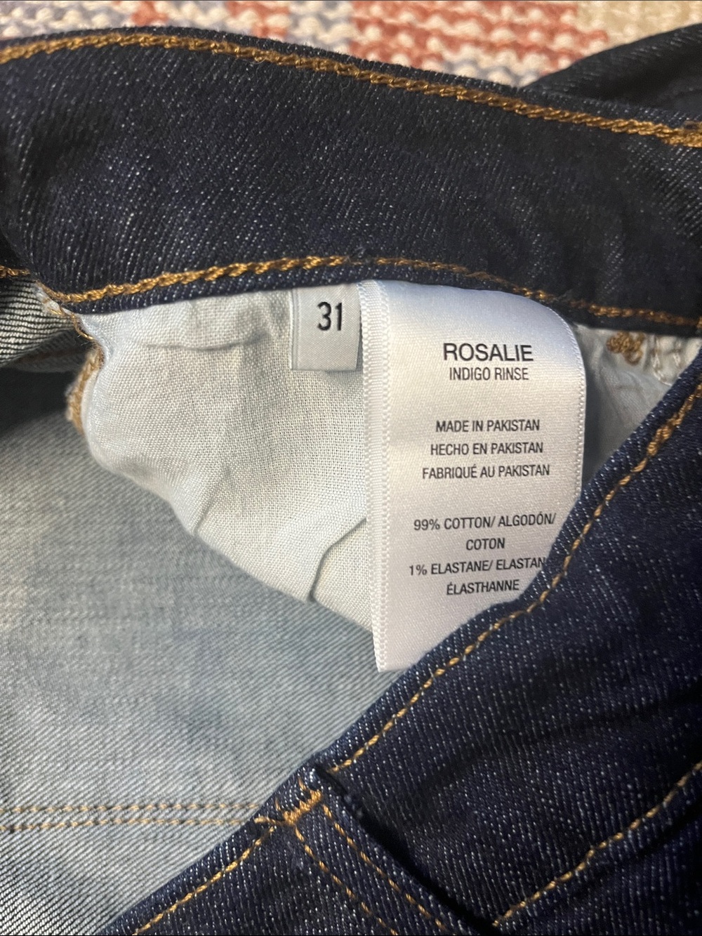 Hudson Rosalie Wide Leg Jeans Indigo Rinse Women’s Size 31 Like New - Picture 6 of 10